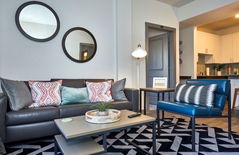 Furnished living room